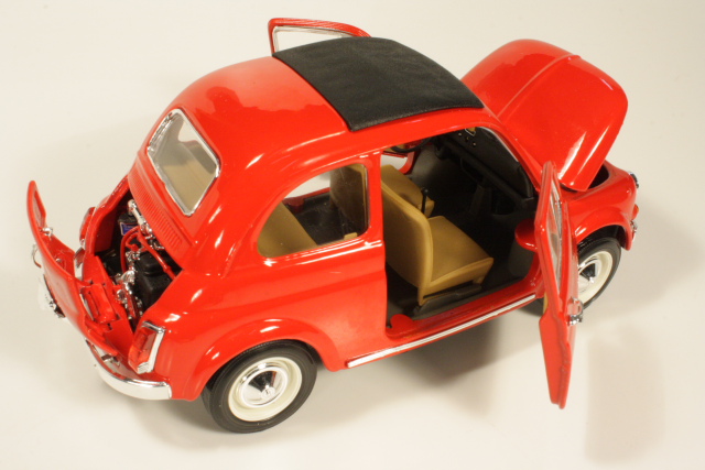 Fiat 500F 1965, punainen