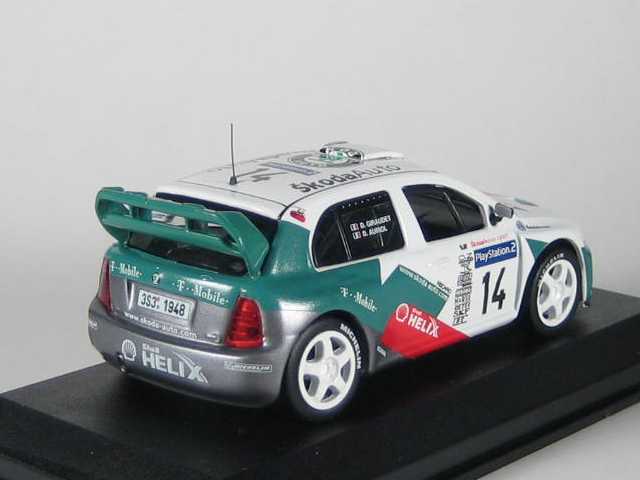 Skoda Fabia WRC, Tour de Corse 2003, D. Auriol, no.14