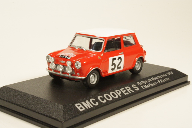 Mini Cooper S1275, 1st. Monte Carlo 1965, T.Mäkinen, no.52