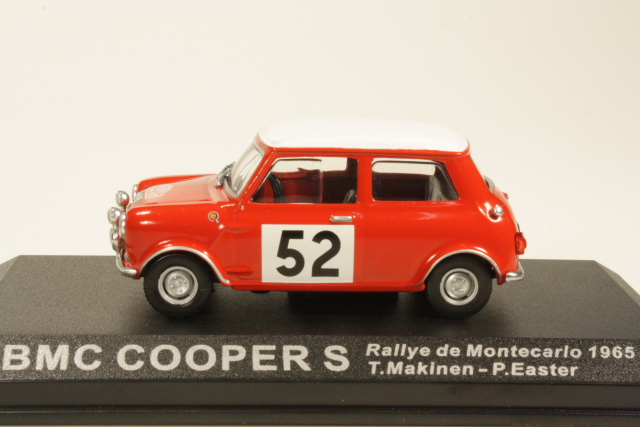 Mini Cooper S1275, 1st. Monte Carlo 1965, T.Mäkinen, no.52