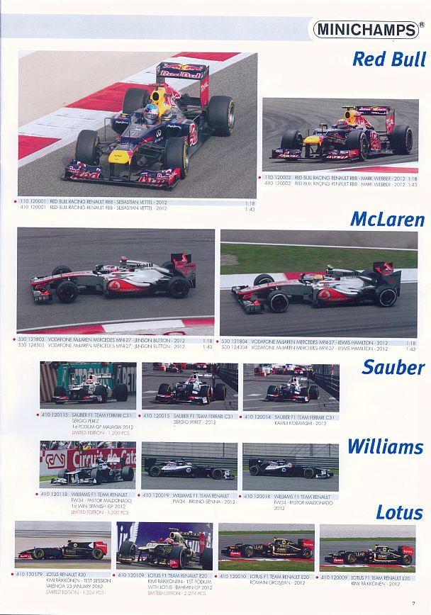 Catalog - Minichamps 2012 Edition 2