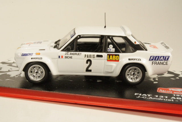 Fiat 131 Abarth, Monte Carlo 1977, J.C.Andruet, no.2 - Sulje napsauttamalla kuva