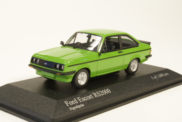 Ford Escort Mk2 RS2000 1976, vihreä - Sulje napsauttamalla kuva