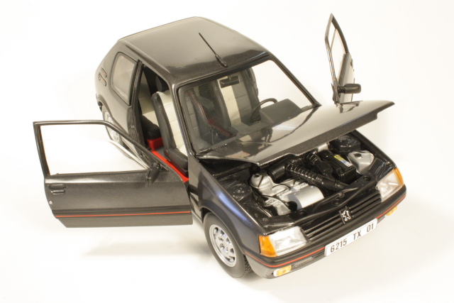 Peugeot 205 GTi 1.9 1990, grafiitinharmaa
