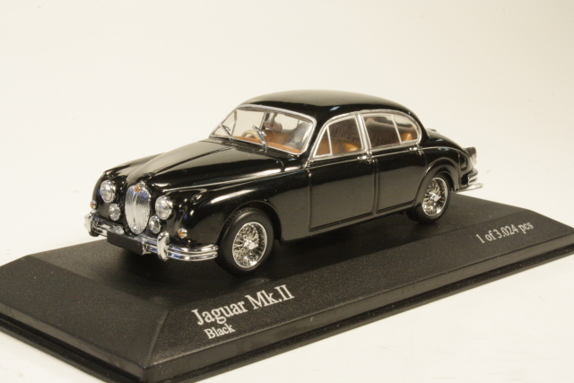 Jaguar Mk2 1959, musta - Sulje napsauttamalla kuva