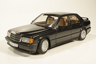 Mercedes 190E 2.3-16V (W201) 1986, musta - Sulje napsauttamalla kuva