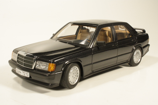 Mercedes 190E 2.3-16V (W201) 1986, musta