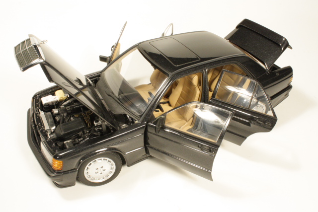 Mercedes 190E 2.3-16V (W201) 1986, musta