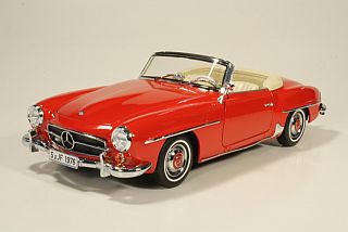 Mercedes 190SL (w121) 1957, punainen