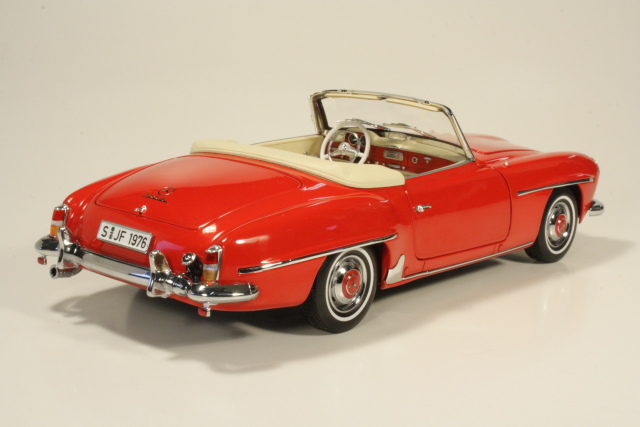 Mercedes 190SL (w121) 1957, punainen