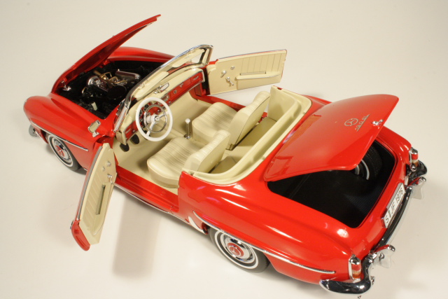 Mercedes 190SL (w121) 1957, punainen