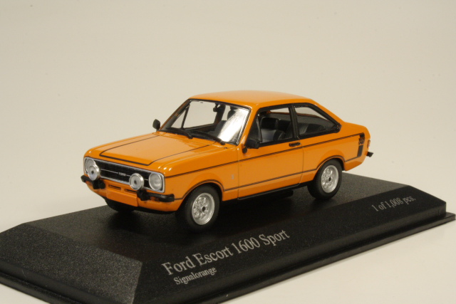 Ford Escort Mk2 1600 Sport 1975, oranssi - Sulje napsauttamalla kuva