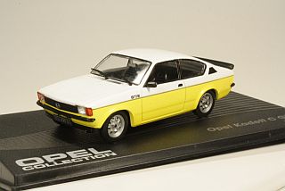 Opel Kadett C GT/E Coupe 1977, valkoinen/keltainen