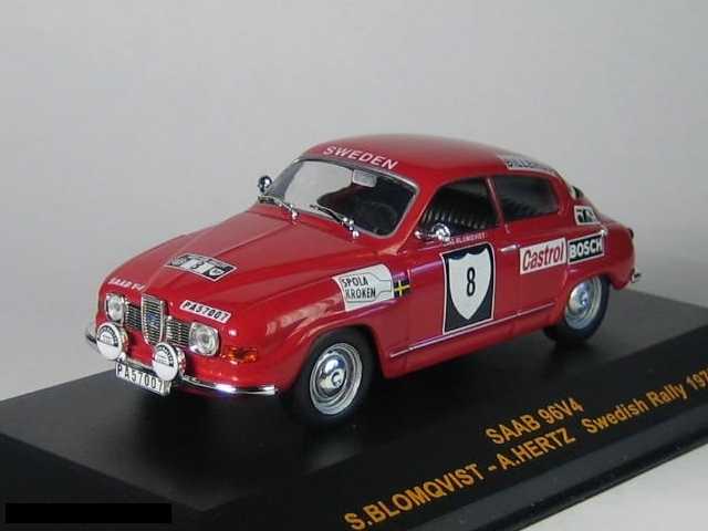 Saab 96 V4, Rally Sweden 1972, S.Blomqvist, no.8