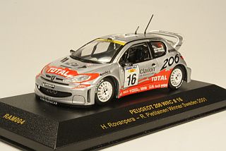 Peugeot 206 WRC, Sweden 2001, H.Rovanperä, no.16