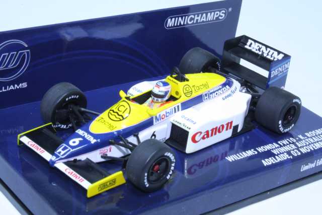 Williams Honda FW10, Australia 1985, K.Rosberg, no.6 - Sulje napsauttamalla kuva