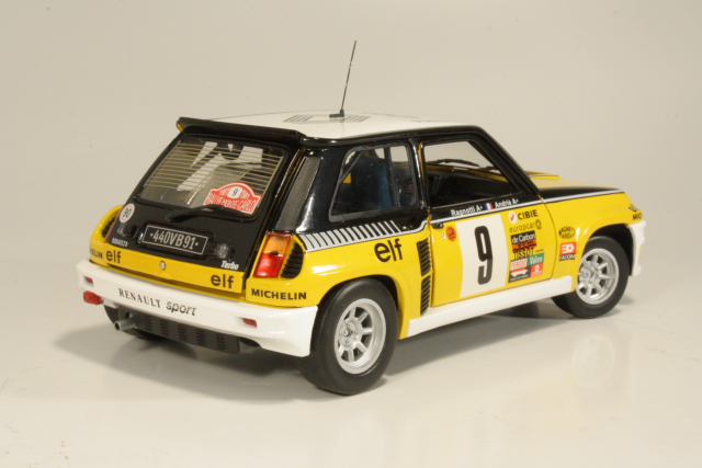 Renault 5 Turbo, 1st. Monte Carlo 1981, J.Ragnotti, no.9