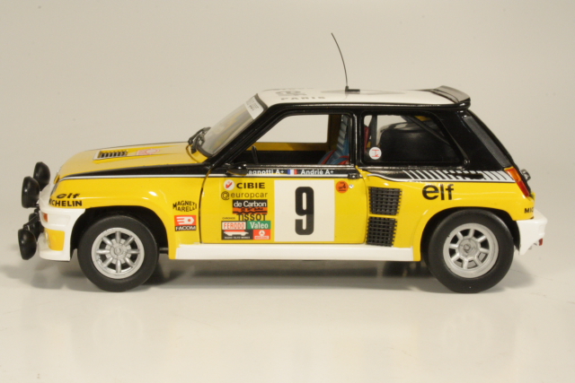 Renault 5 Turbo, 1st. Monte Carlo 1981, J.Ragnotti, no.9