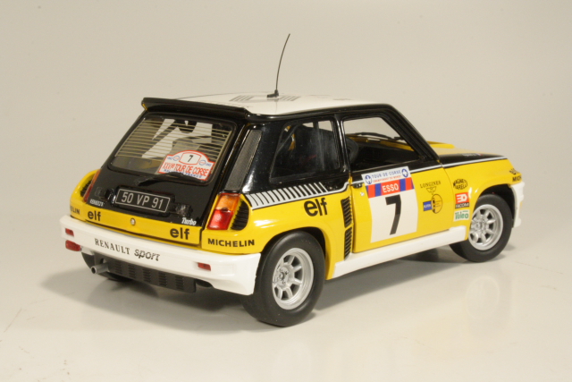 Renault 5 Turbo, Tour de Corse 1982, J.Ragnotti, no.7 - Sulje napsauttamalla kuva