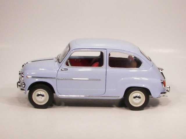Fiat 600D 1963, light blue