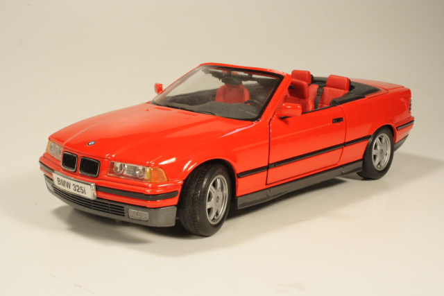 BMW 325i Cabriolet (e36) 1993, red