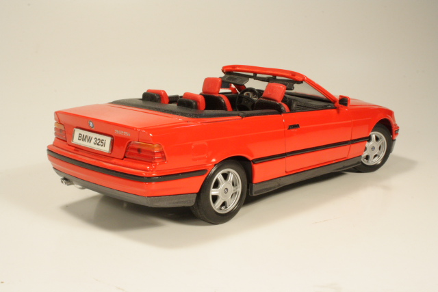 BMW 325i Cabriolet (e36) 1993, red