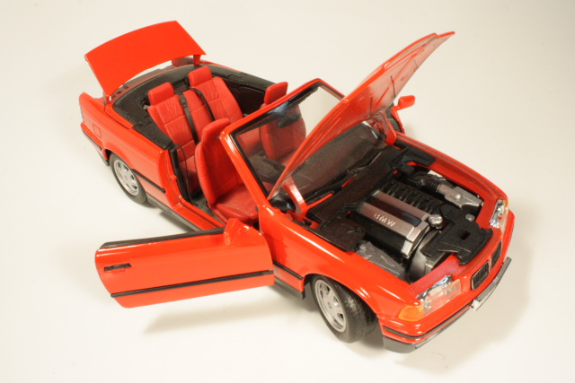 BMW 325i Cabriolet (e36) 1993, red