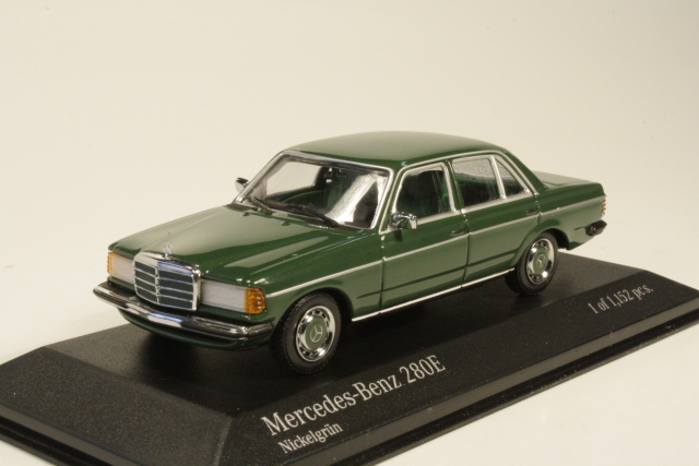 Mercedes 280E (w123) 1982, vihreä