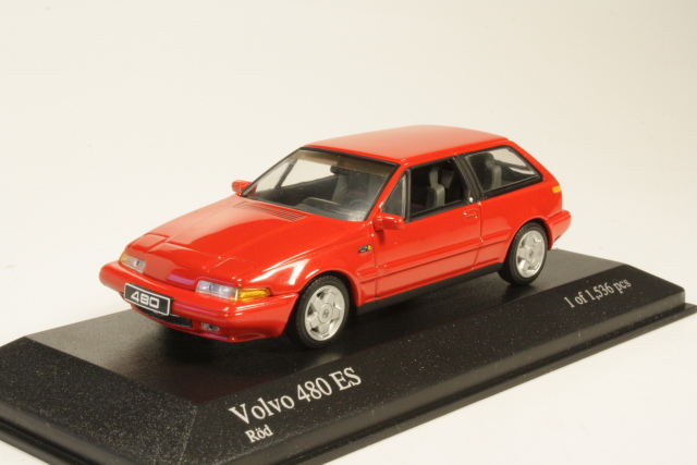 Volvo 480ES 1986, punainen - Sulje napsauttamalla kuva