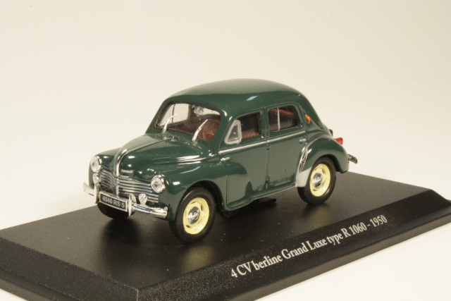 Renault 4CV Berline Grand Luxe 1950, tummanvihreä
