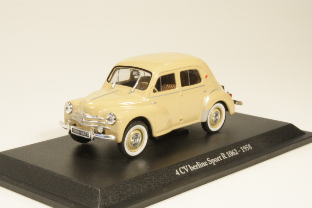 Renault 4CV Berline Sport R 1062 1958, beige