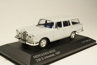 Mercedes 230S Universal 1967, harmaa - Sulje napsauttamalla kuva