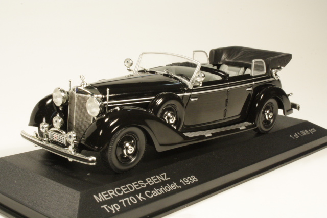 Mercedes 770K Convertible 1938, musta