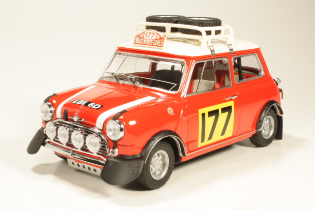 Mini Cooper S1275, 1st. Monte Carlo 1967, R.Aaltonen, no.177