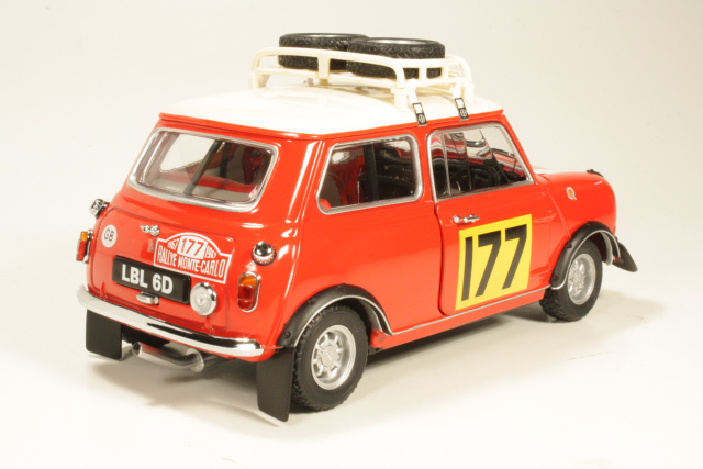 Mini Cooper S1275, 1st. Monte Carlo 1967, R.Aaltonen, no.177