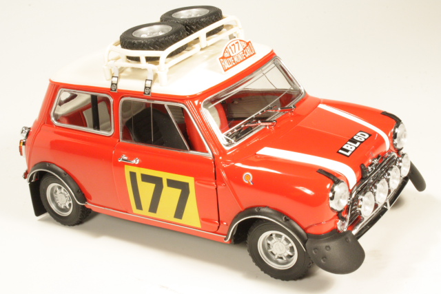 Mini Cooper S1275, 1st. Monte Carlo 1967, R.Aaltonen, no.177