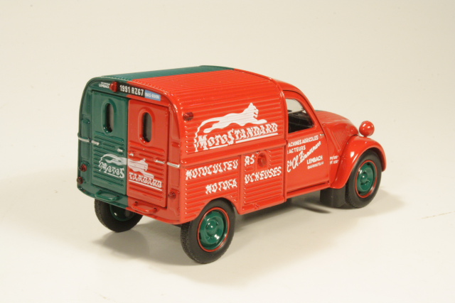 Citroen 2CV Fourgonnette "Motostandard", punainen/vihreä