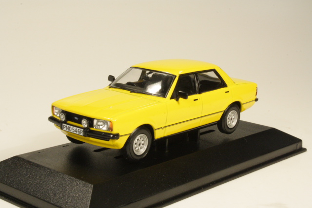 Ford Cortina Mk4 2.0S 1976, keltainen - Sulje napsauttamalla kuva