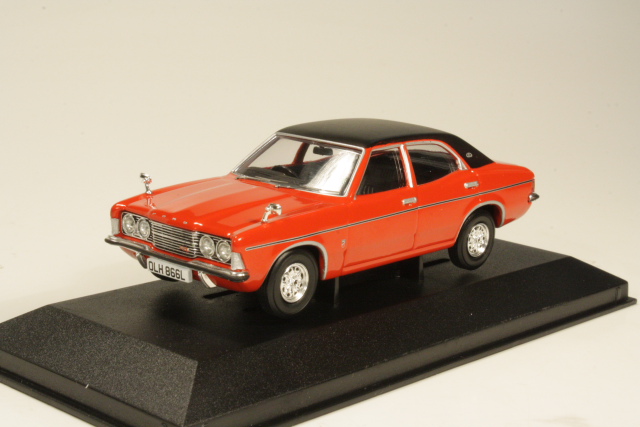 Ford Cortina Mk3 1.6 GXL 1970, punainen - Sulje napsauttamalla kuva