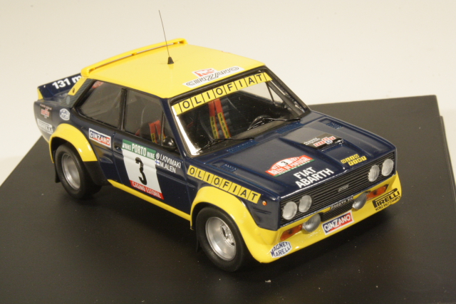 Fiat 131 Abarth, Portugal 1977, M.Alen, no.3 - Sulje napsauttamalla kuva