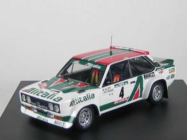 Fiat 131 Abarth "Alitalia", 1st. Portugal 1978, M.Alen, no.4 - Click Image to Close