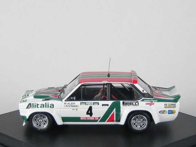 Fiat 131 Abarth "Alitalia", 1st. Portugal 1978, M.Alen, no.4