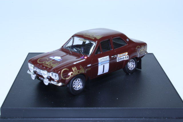Ford Escort Mk1 RS1600, 1st. RAC 1974, T.Mäkinen, no.1