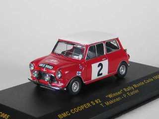 Mini Cooper S1275, 1st. Monte Carlo 1966, T.Mäkinen, no.2