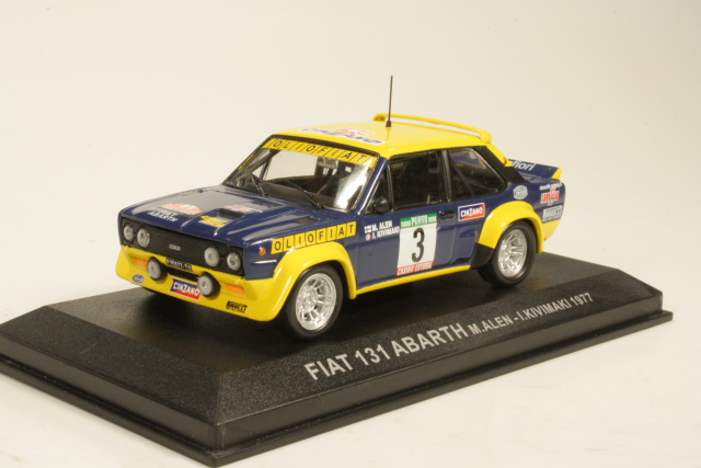 Fiat 131 Abarth, Portugal 1977, M.Alen, no.3 - Sulje napsauttamalla kuva