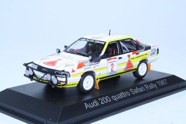 Audi 200 Quattro, Safari Rally 1987, W.Röhrl, no.2
