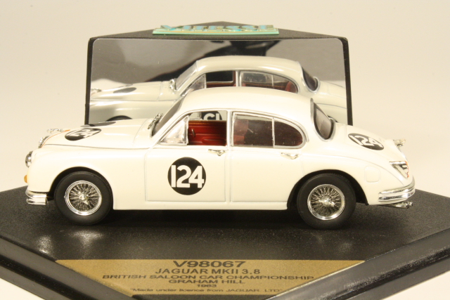 Jaguar Mkll, British Saloon Car Championship 1963, G.Hill