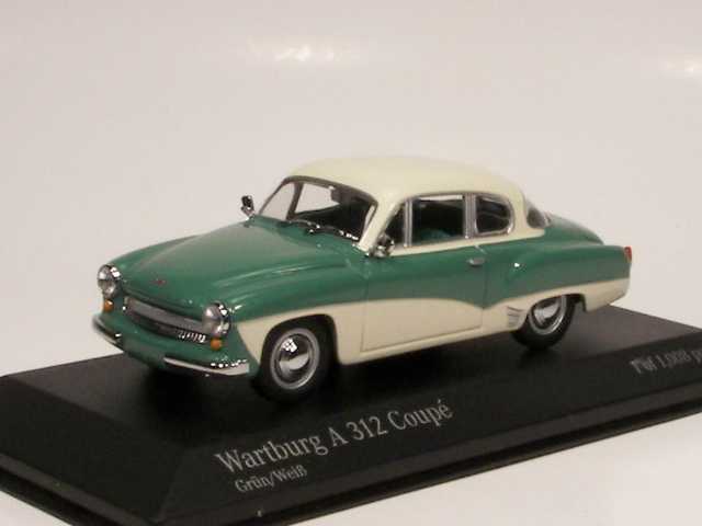 Wartburg 312 Coupe 1965, green/white