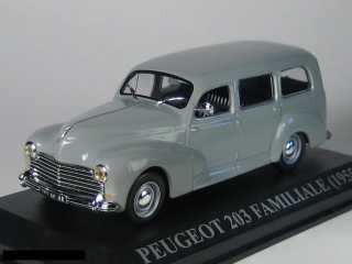 Peugeot 203 Familiare 1955 harmaa