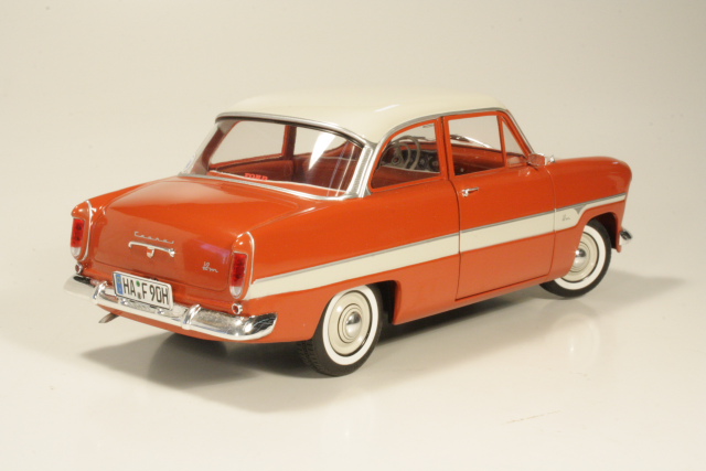 Ford Taunus 12M P1 1960, punainen/valkoinen
